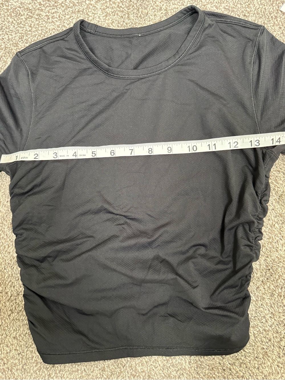 Lululemon All It Takes Short Sleeve Black Women’s 4 Retail $64 - Picture 2 of 4
